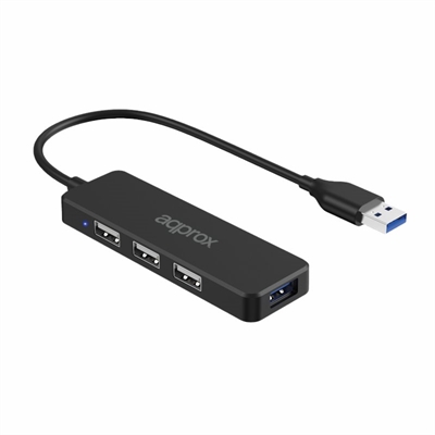 Approx Adap Usb Hub 3 Ptos Usb 2 0 1ptousb 3 0